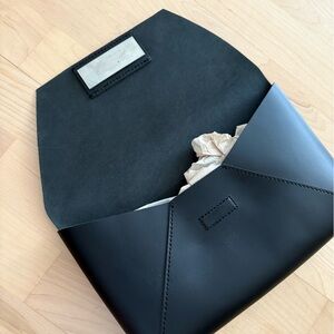 J Crew leather pouch/clutch LIKE NEW